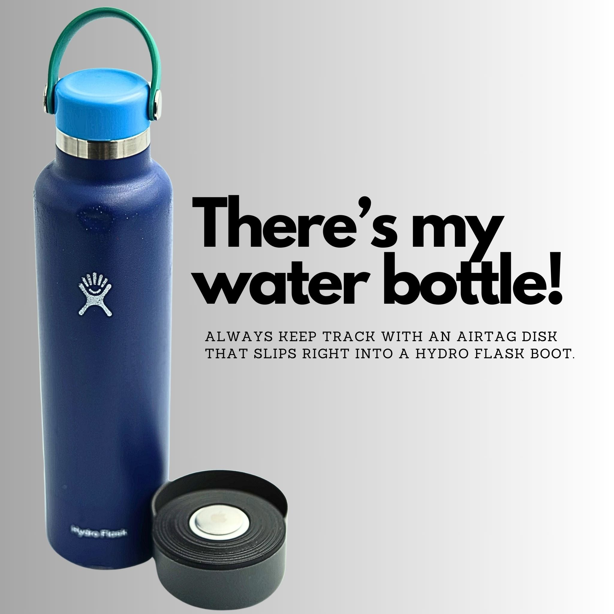 AirTag Hydrodisk to Track Hydro Flask Water Bottles & Travel Tumblers –  Layered Design Works